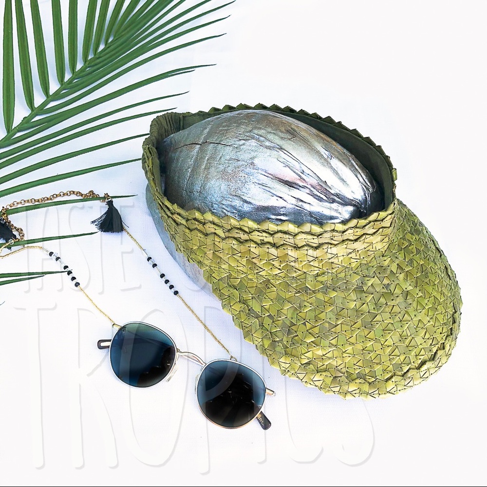 Baha Straw Visor / Free People Hat / Island Hopper - Picture 4 of 7